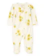 Carter's Пижама Ivory-Yellow Floral foto