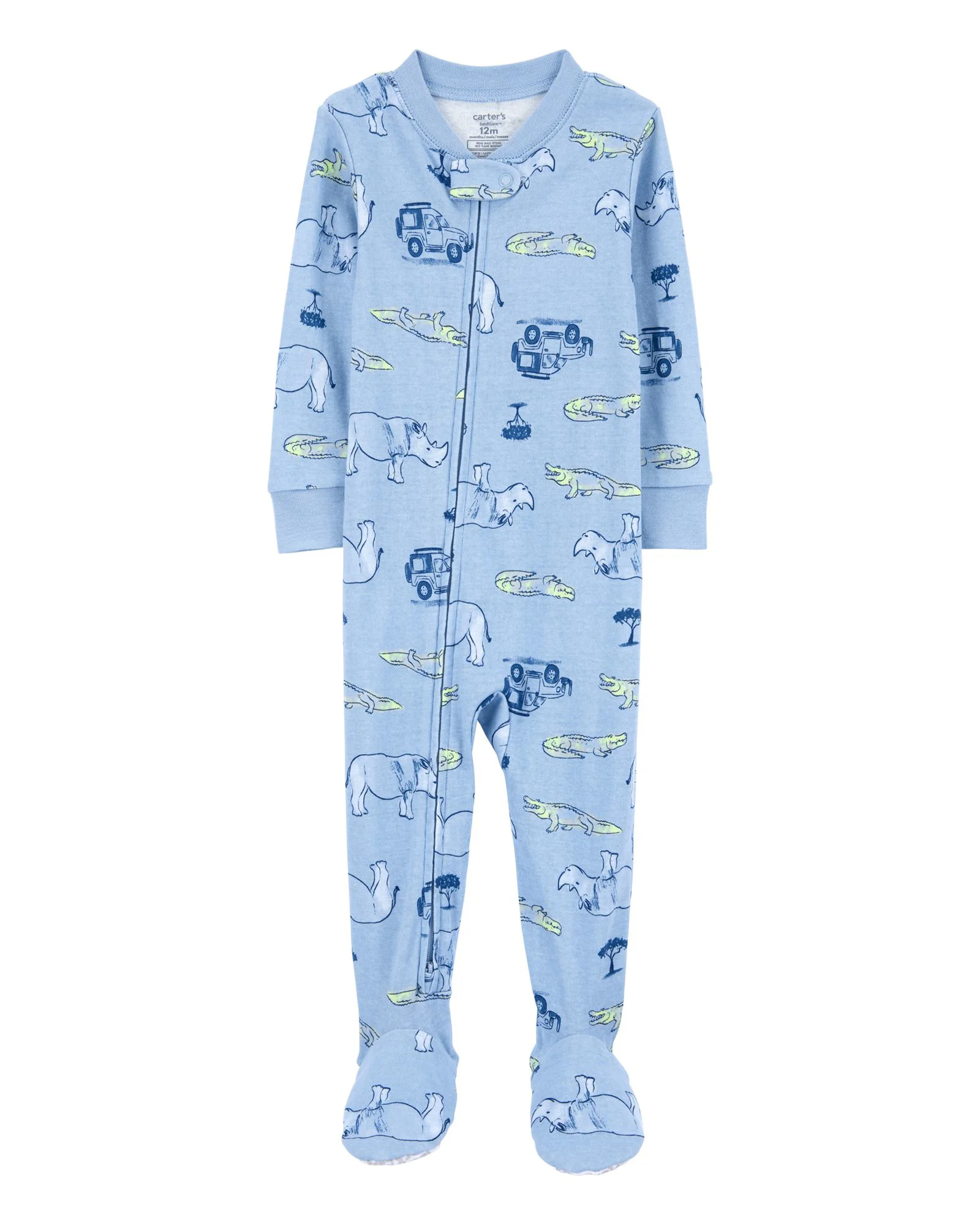 Carter's Pijama Blue Safari