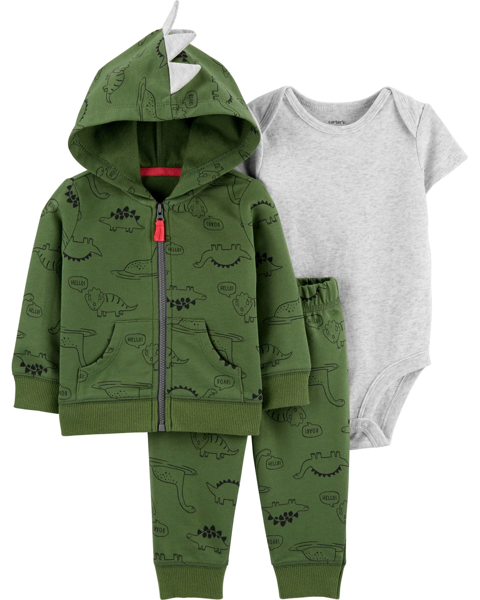 Carter's Set 3 piese Hanorac, body si pantaloni Dino foto