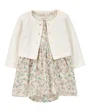Carter's Элегантный комплект 2 в 1 Multi Floral - платье и кардиган
