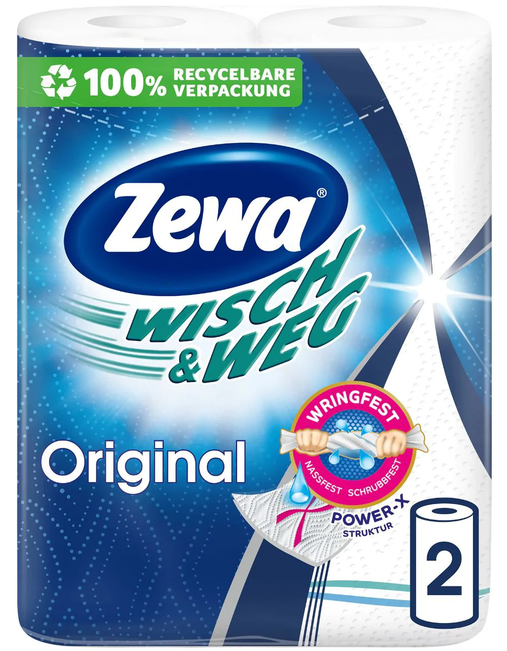 image for Prosoape de hartie Zewa Wisch&Weg Original, 2 buc. foto