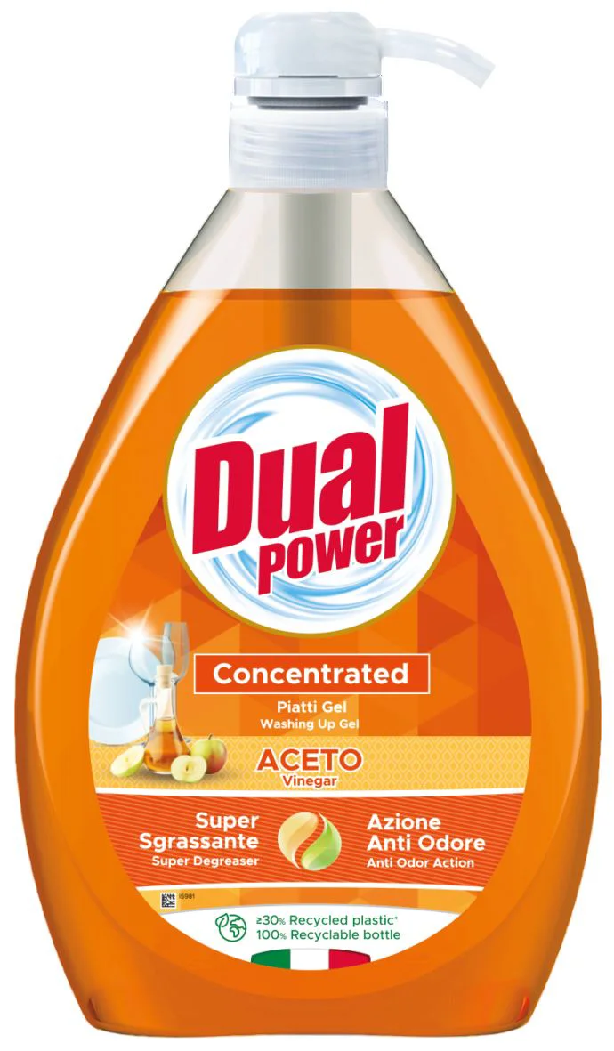 image for Detergent pentru vase cu dozator Dual Power Otet, 1000 ml foto