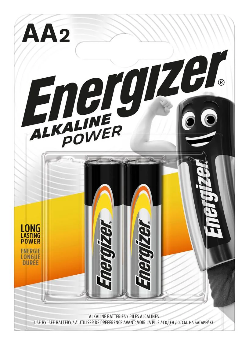image for Baterii Energizer Alkaline Power LR6, AA, 1.5 V, 2 buc. foto