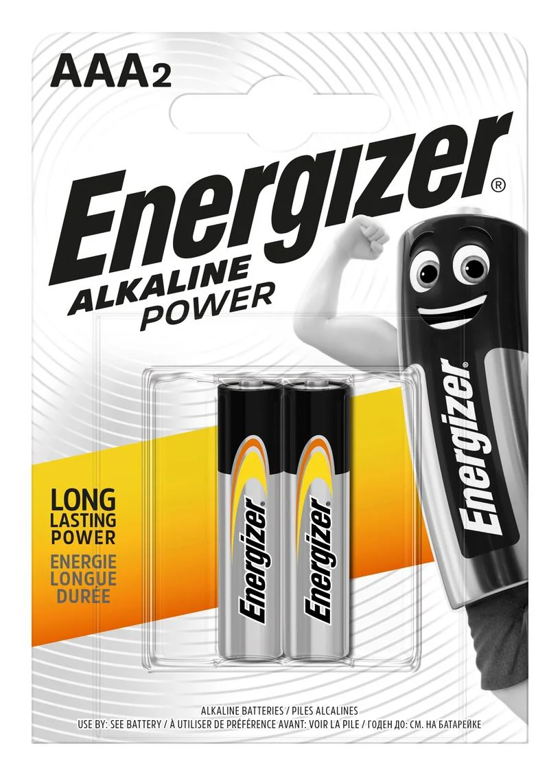 image for Baterii Energizer Alkaline Power LR03, AAA, 1.5 V, 2 buc. foto