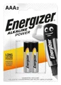 Baterii Energizer Alkaline Power LR03, AAA, 1.5 V, 2 buc. foto