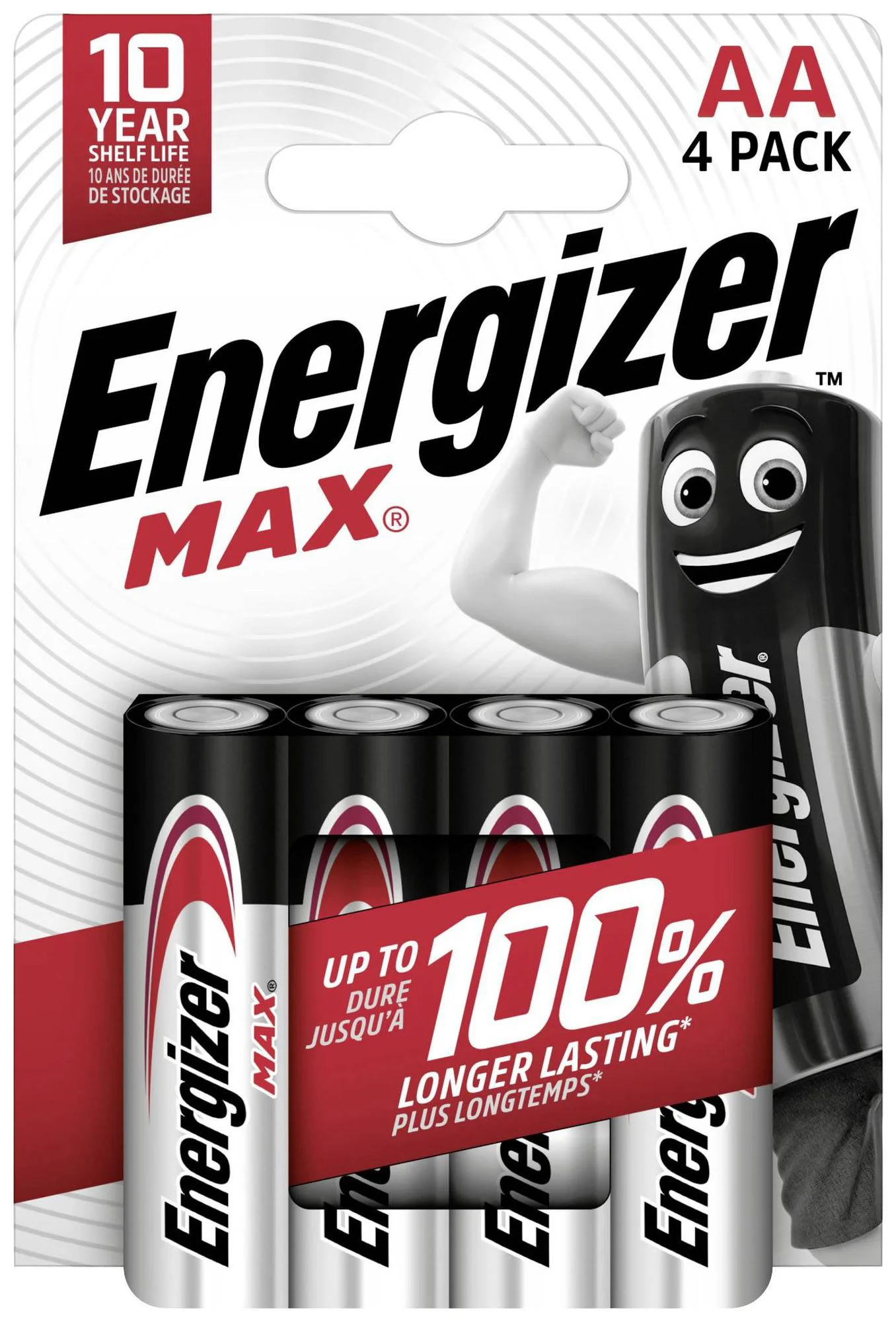 image for Baterii Energizer Max Alkaline MAX BP4, AA, 1.5 V, 4 buc. foto