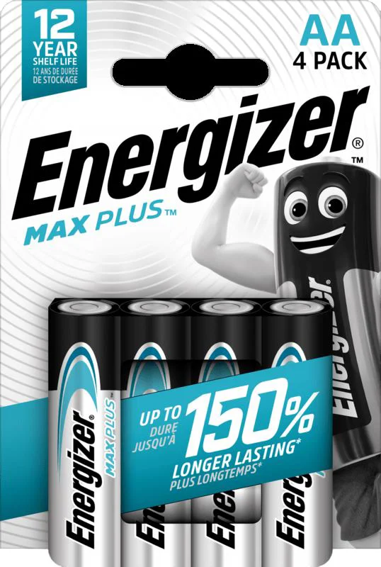 image for Baterii Energizer Max Plus Alkaline AA, 1.5 V, 4 buc. foto