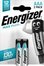 Baterii Energizer Max Plus Alkaline AAA, 1.5 V, 2 buc. foto