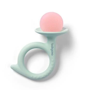 image for Силиконовый прорезыватель BabyOno Улитка Розовый foto