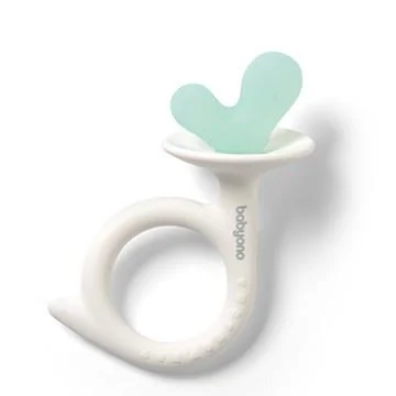 Силиконовый прорезыватель BabyOno Улитка Мятный