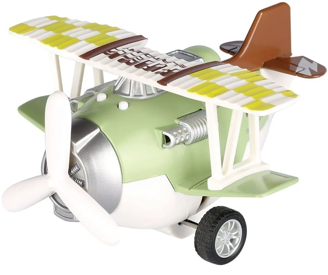 Инерционный самолёт с звуком и светом Same Toy Aircraft Зелёный