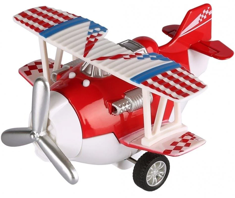 Инерционный самолёт с звуком и светом Same Toy Aircraft Красный