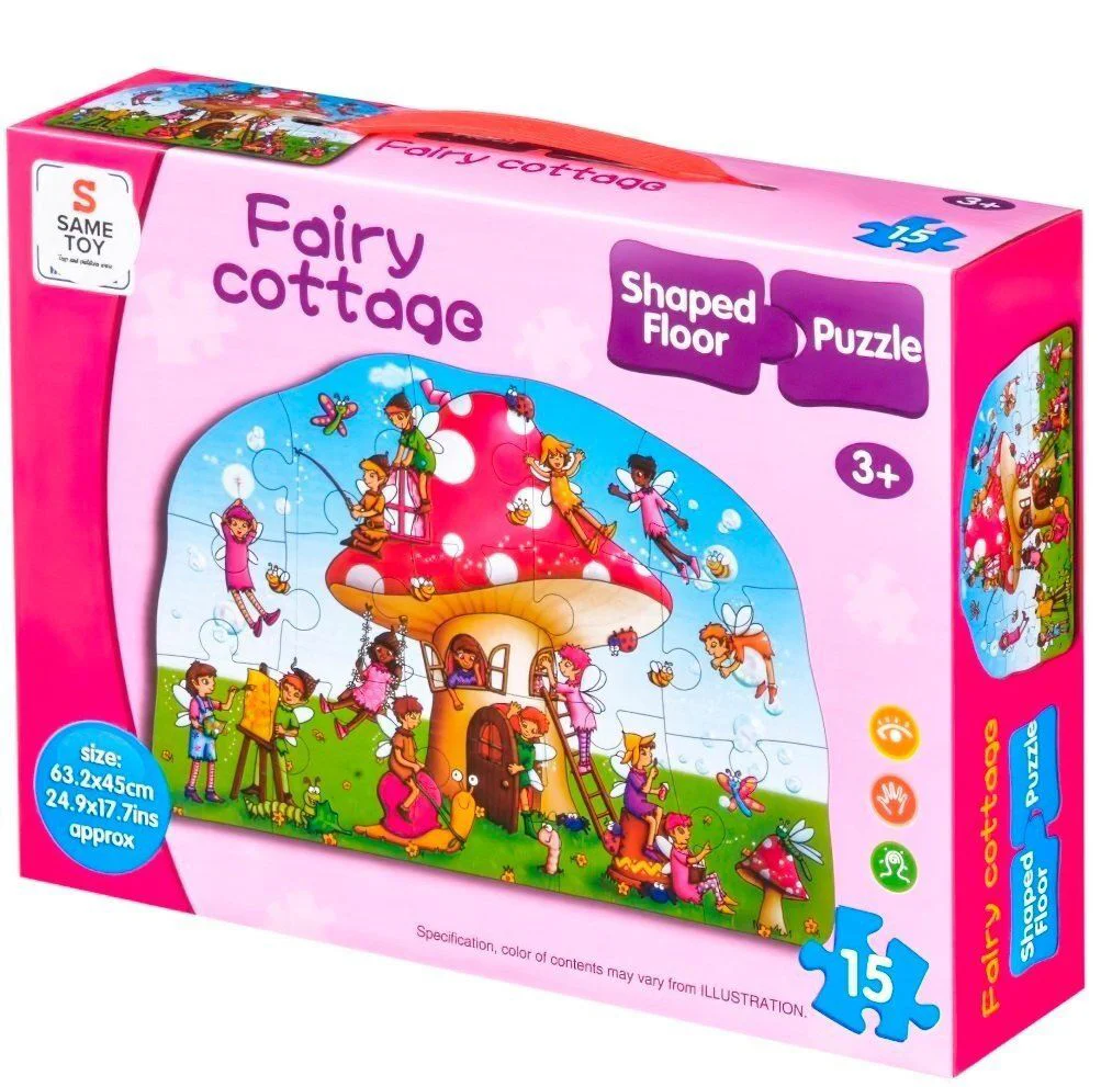 Puzzle Same Toy Casuta Fermecata, 15 piese