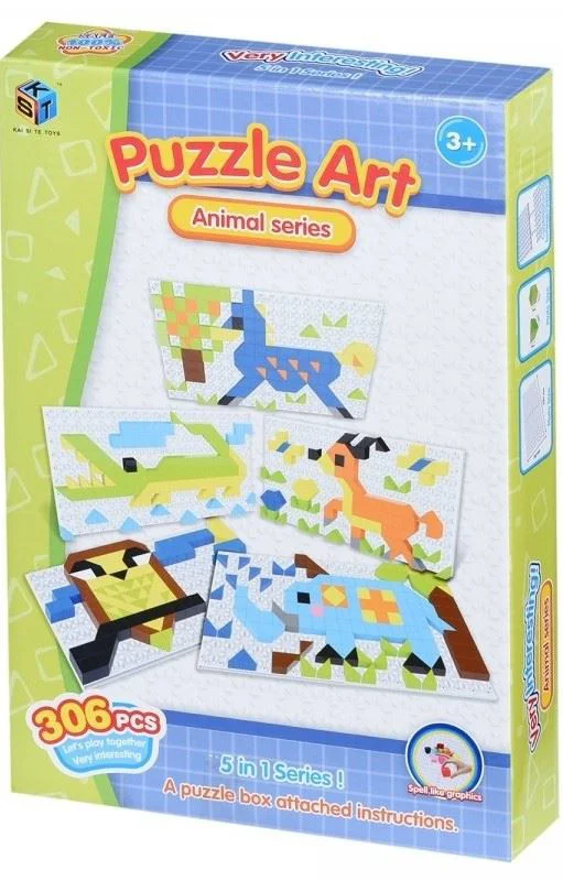 Пазл Same Toy Mosaic Puzzle Art Animal series, 306 эл.