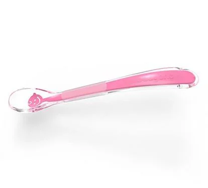 image for Ложечка силиконовая BabyOno Smile Розовая foto