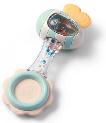 Погремушка с прорезывателем BabyOno Зелёная