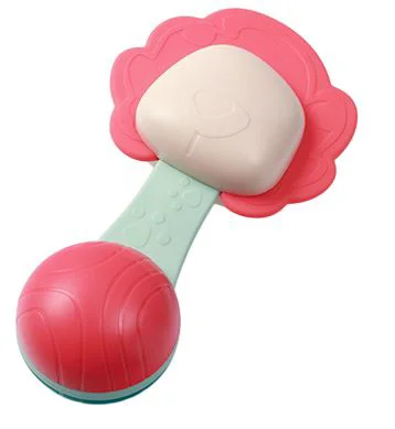 image for Погремушка с прорезывателем BabyOno Красный Цветок foto