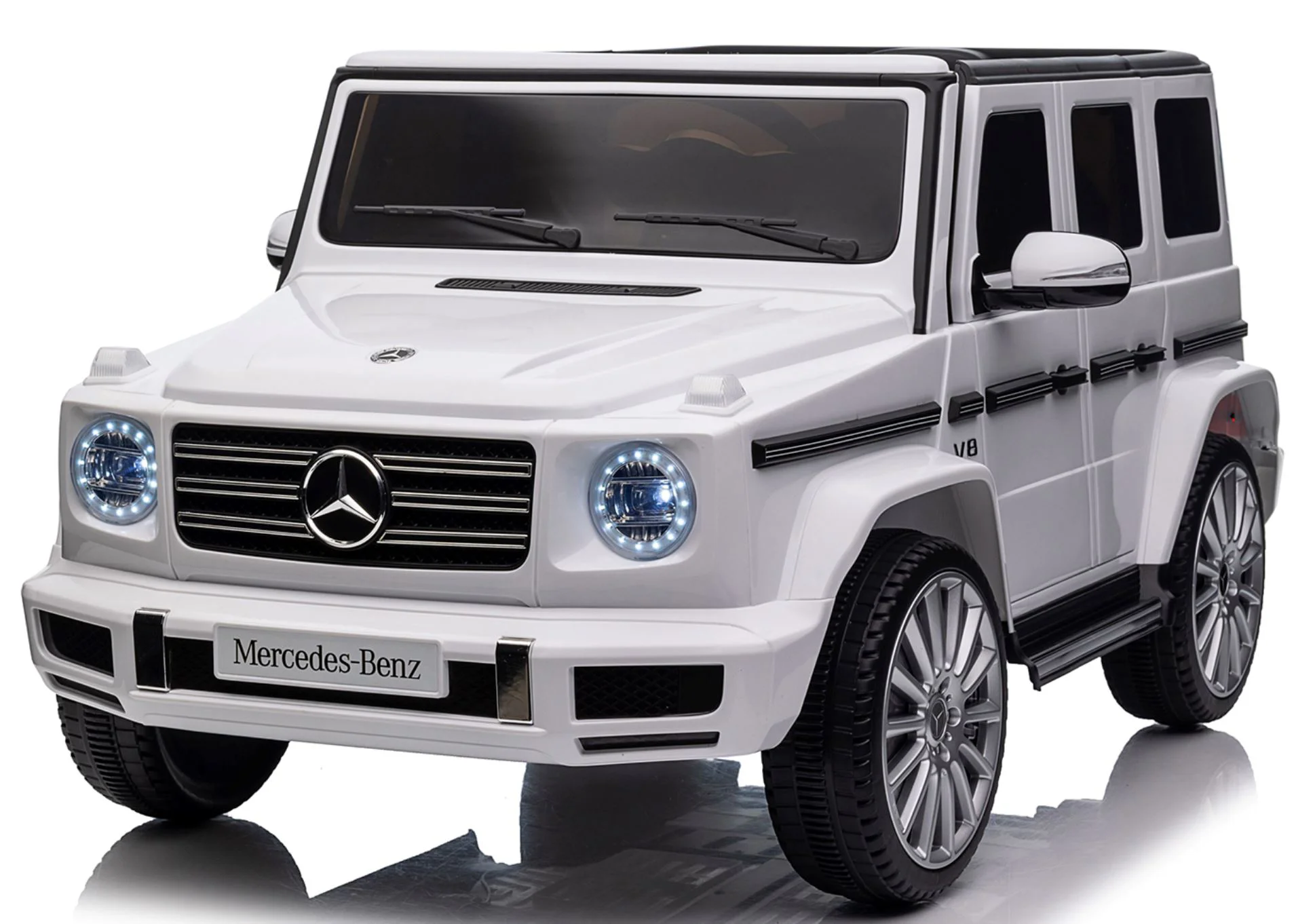 Электромобиль KikkaBoo Mercedes Benz G500 White