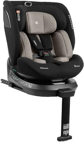 Вращающееся автокресло с изофиксом KikkaBoo i-Orbit Beige, 40-150 см