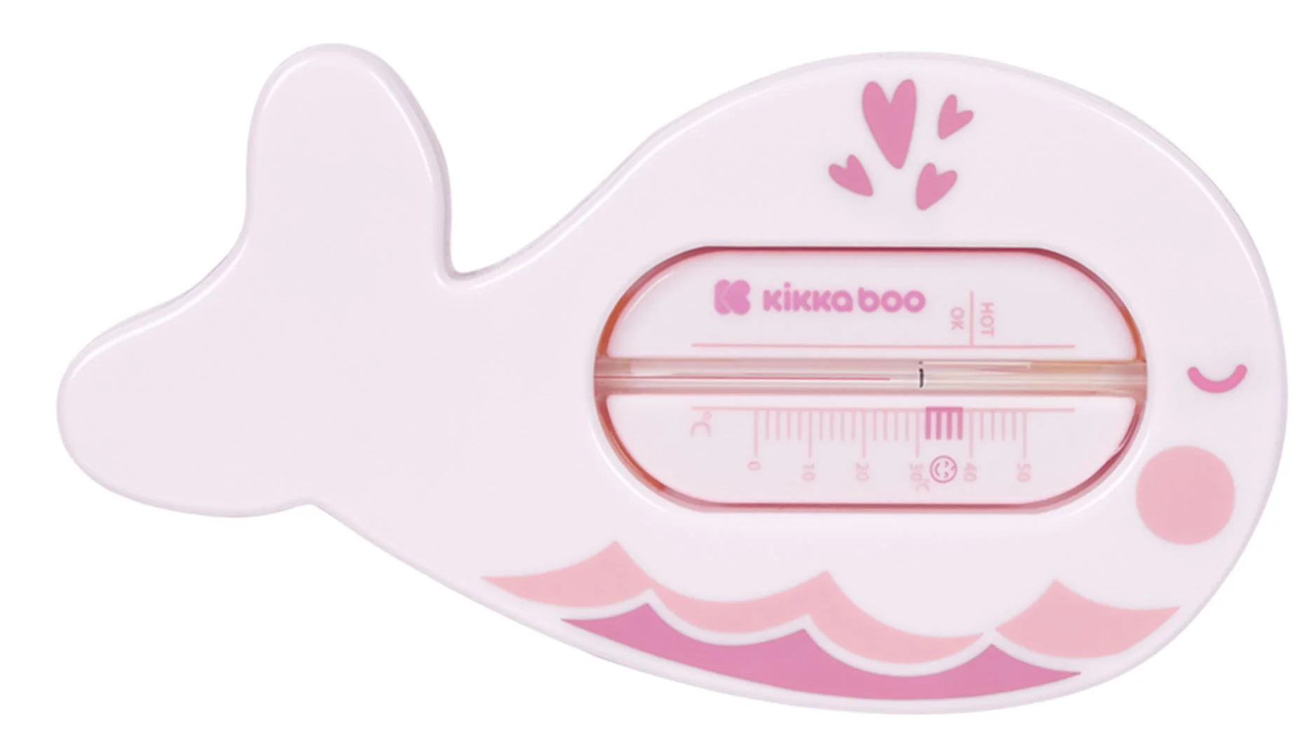 image for Термометр для ванны KikkaBoo Whale Pink foto