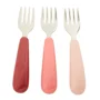Set furculite din inox Premaman Yummix Roz, 3 buc.