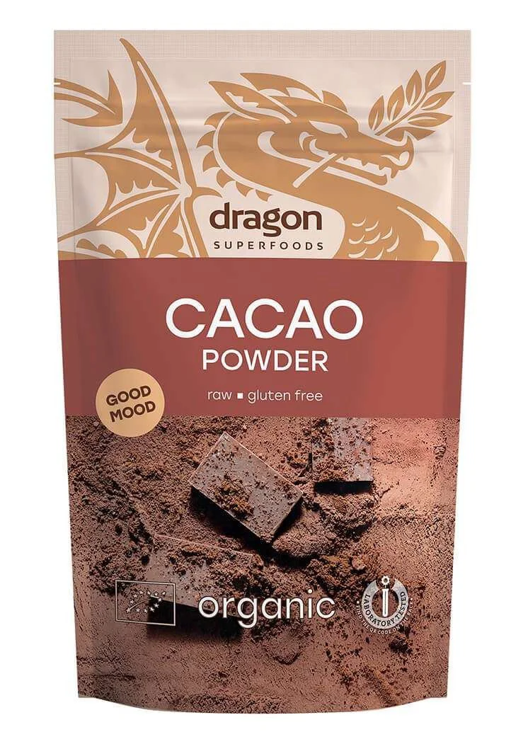 Pudra de cacao Dragon Superfoods, 200 g