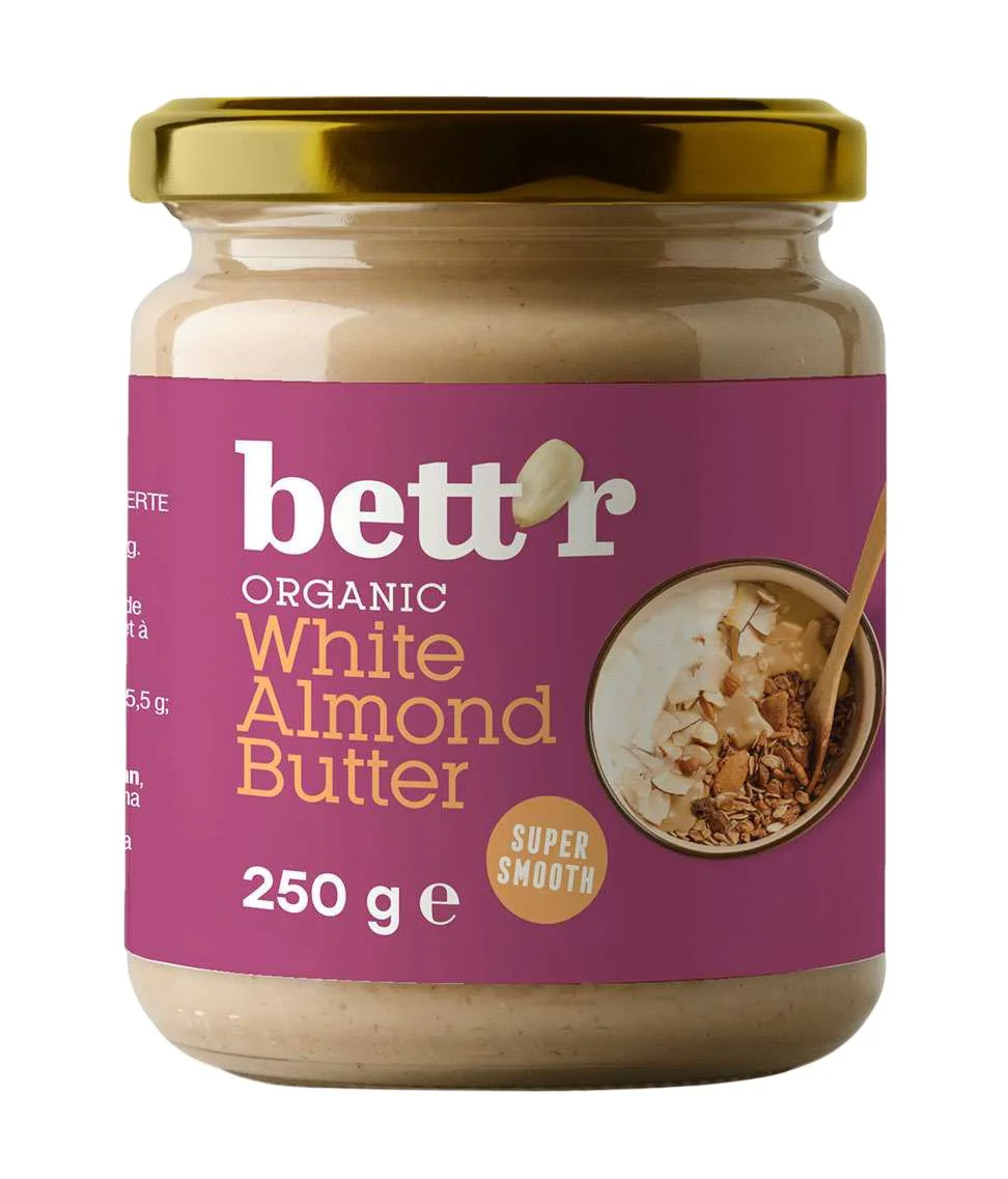 Crema bio de migdale albe Bett'r, 250 g