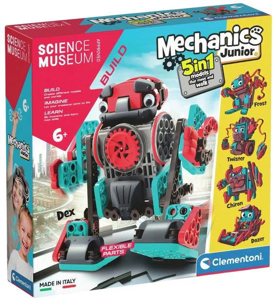 Конструктор 5 в 1 Clementoni Science Museum Mechanics Juniors