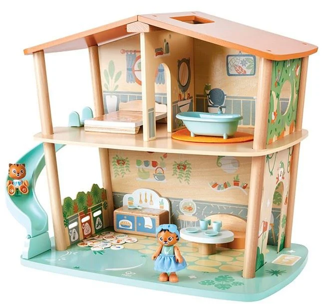 image for Casuta pentru papusi Hape Casa tigrilor in jungla foto