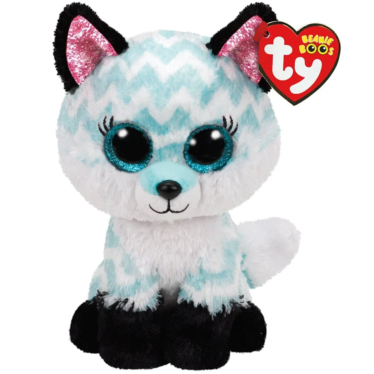Jucarie de plus TY Beanie Boos Vulpoiul Atlas, 15 cm foto