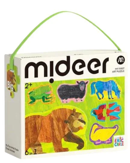 Первый пазл 6-в-1 Mideer Лесные животные