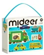 Primul Puzzle 6 in 1 Mideer Vehicule