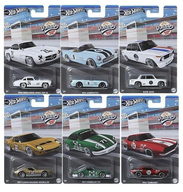 image for Винтажный гоночный клубный автомобиль Hot Wheels 1:64 foto