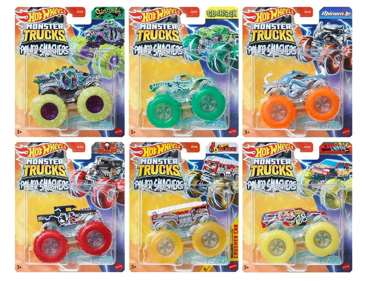 Masinuta Hot Wheels Monster Truck Power Smashers foto