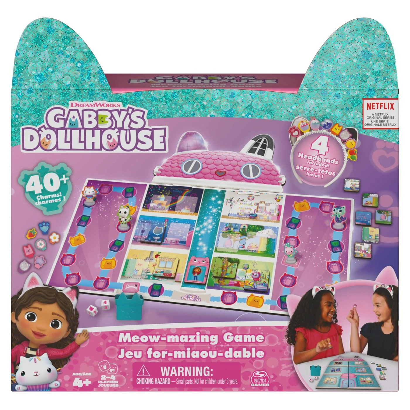Joc de masa Spin Master Gabbys Dollhouse, Miau Miau