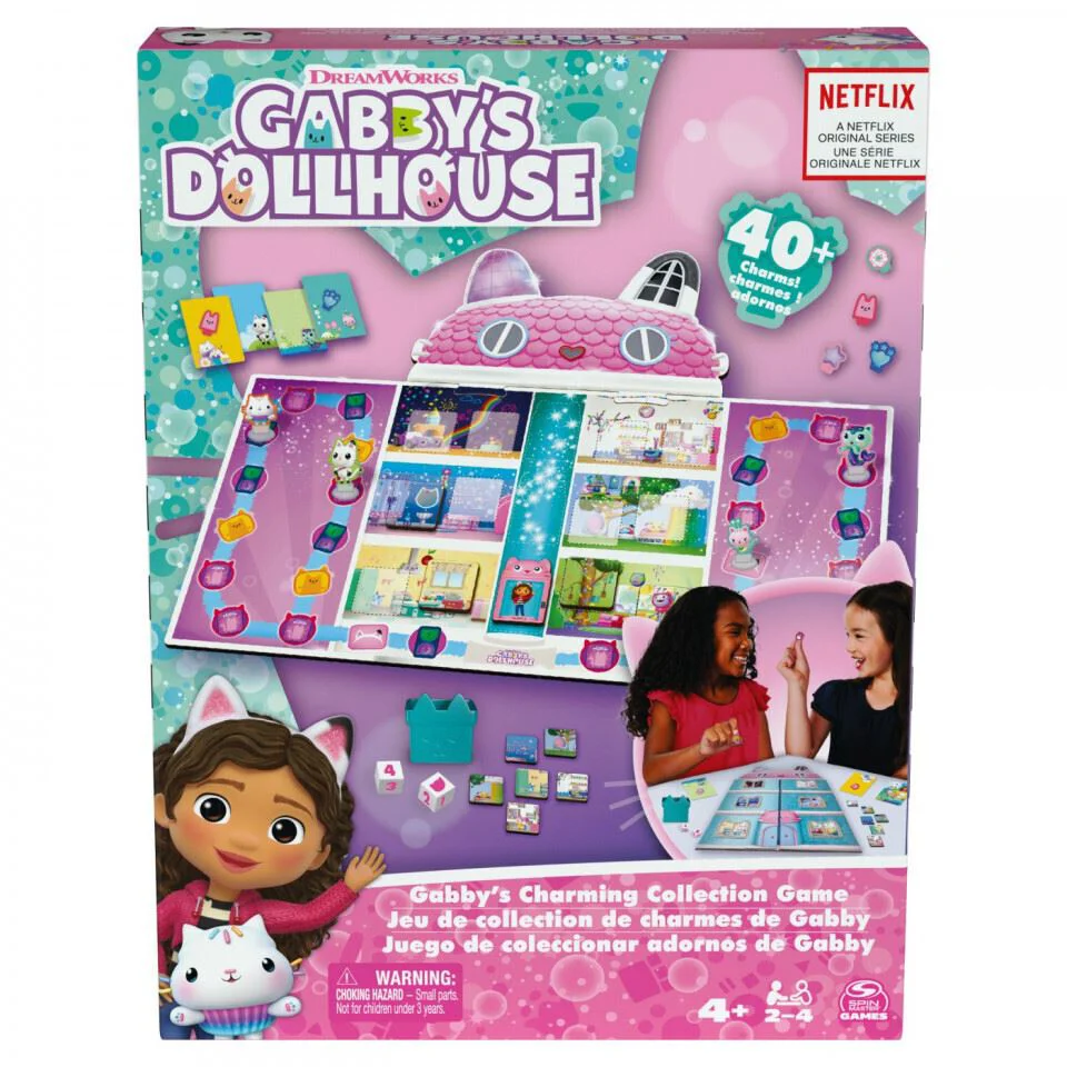 Настольная игра Spin Master Gabbys Dollhouse Собери талисманы