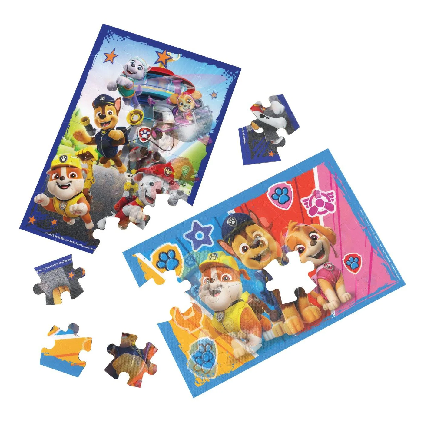 image for Puzzle-uri 2 in 1 Spin Master Patrula catelusilor, 24 el. foto
