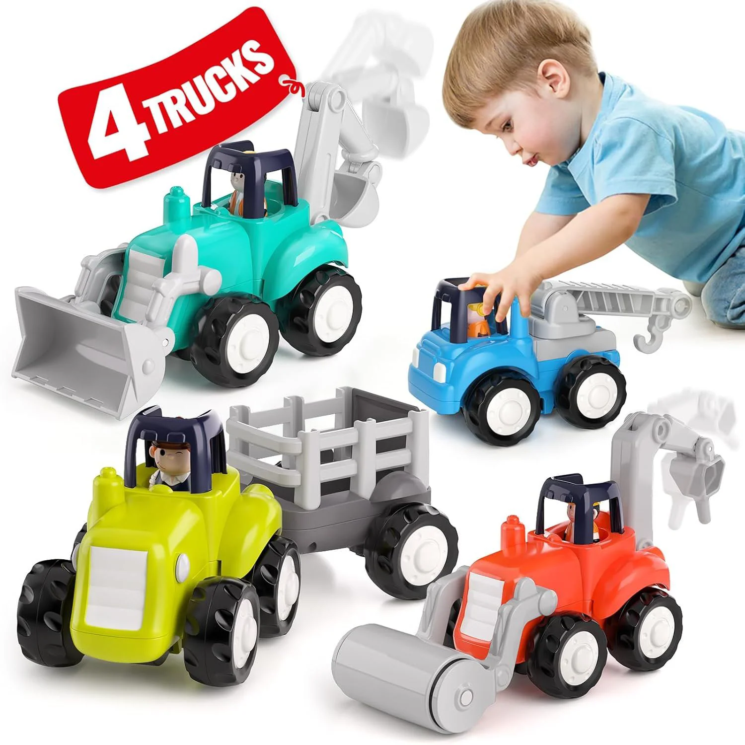 Игровой набор Hola Toys Строительные машинки