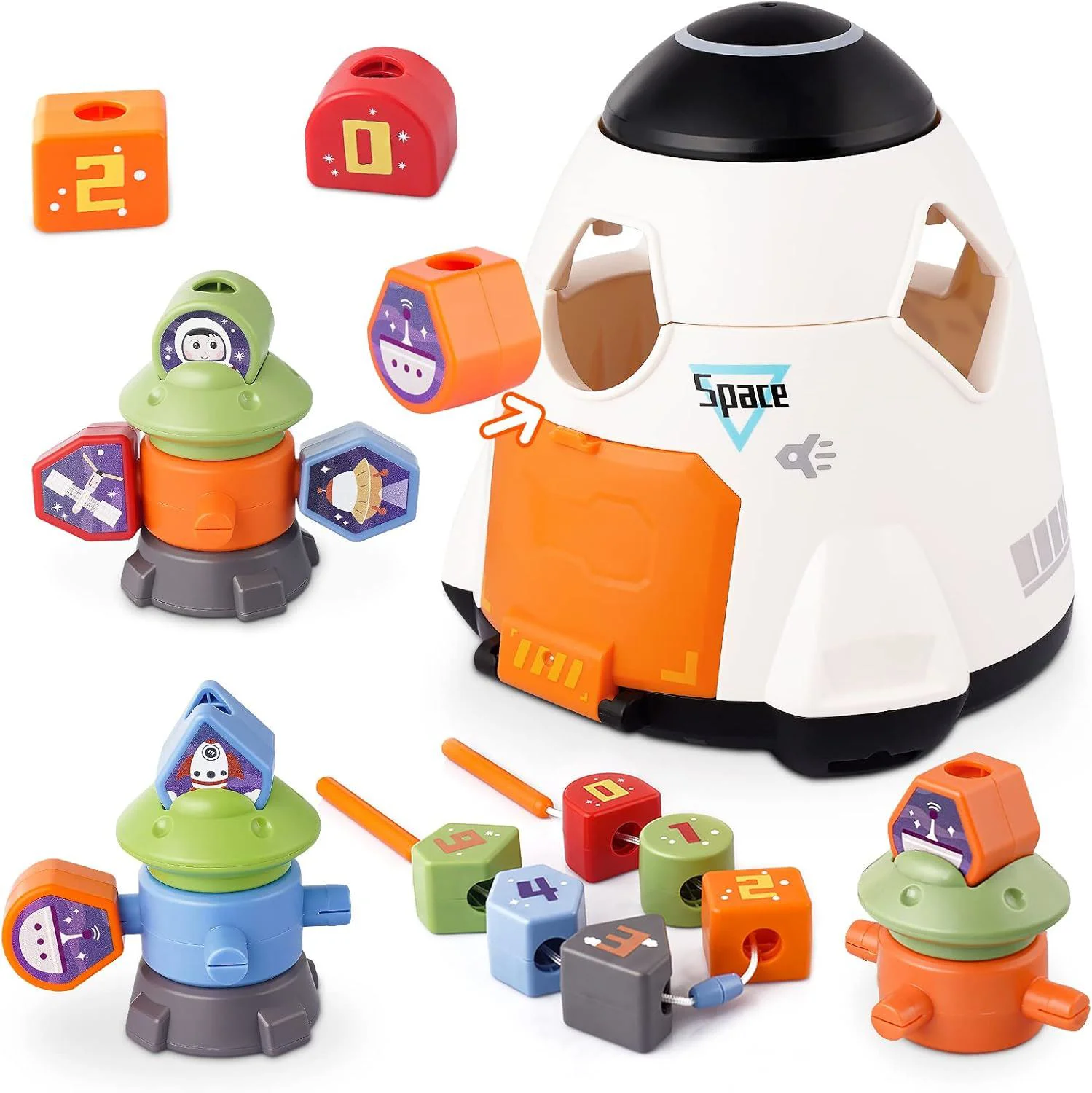 Игровой набор Hola Toys Космический сортер форм