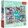 Puzzle 4 in 1 Trefl Lilo si Stitch, Ziua Fermecata foto