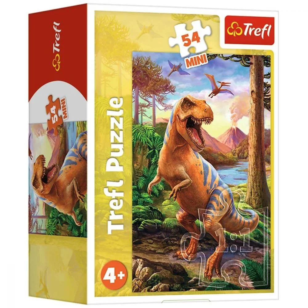 Puzzle Trefl Uimitorii dinozauri, 54 mini el. foto