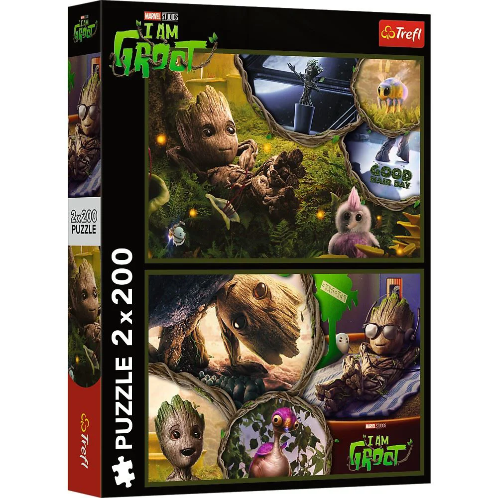 Puzzle Trefl Marvel Eu sunt Groot, 2x200 el. foto