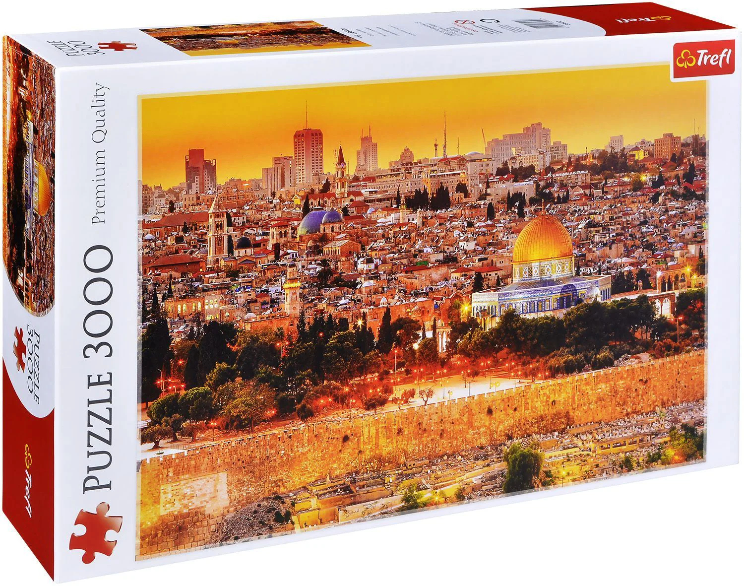 Puzzle Trefl Acoperisuri din Ierusalim, 3000 el. foto