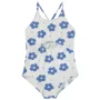 Orchestra Costum de baie pentru fetite cu flori Albastre