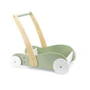 Premergator din lemn 2 in 1 Viga Toys si carucior pentru papusi, Verde