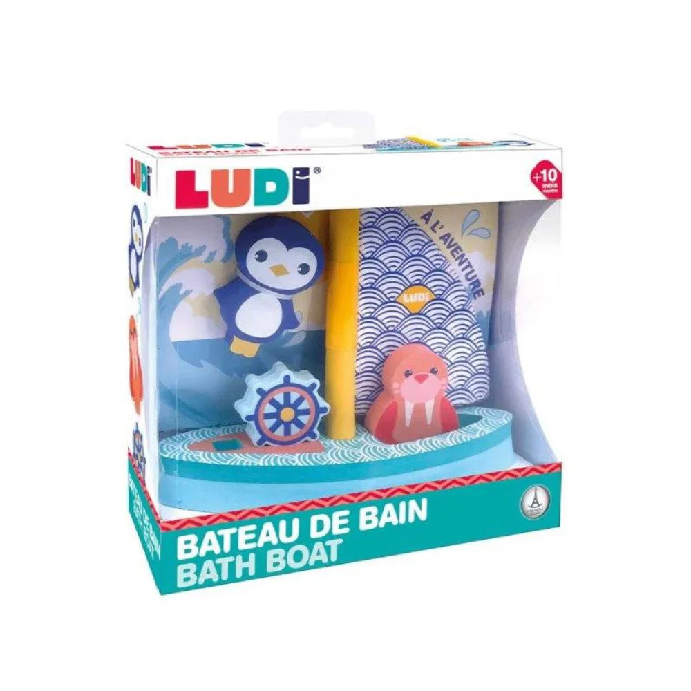 Игрушка для ванны Ludi Плавающий кораблик с персонажами