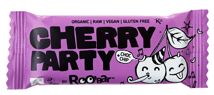 Био-протеиновый батончик с вишней и шоколадом Raw Roobar, 30 г
