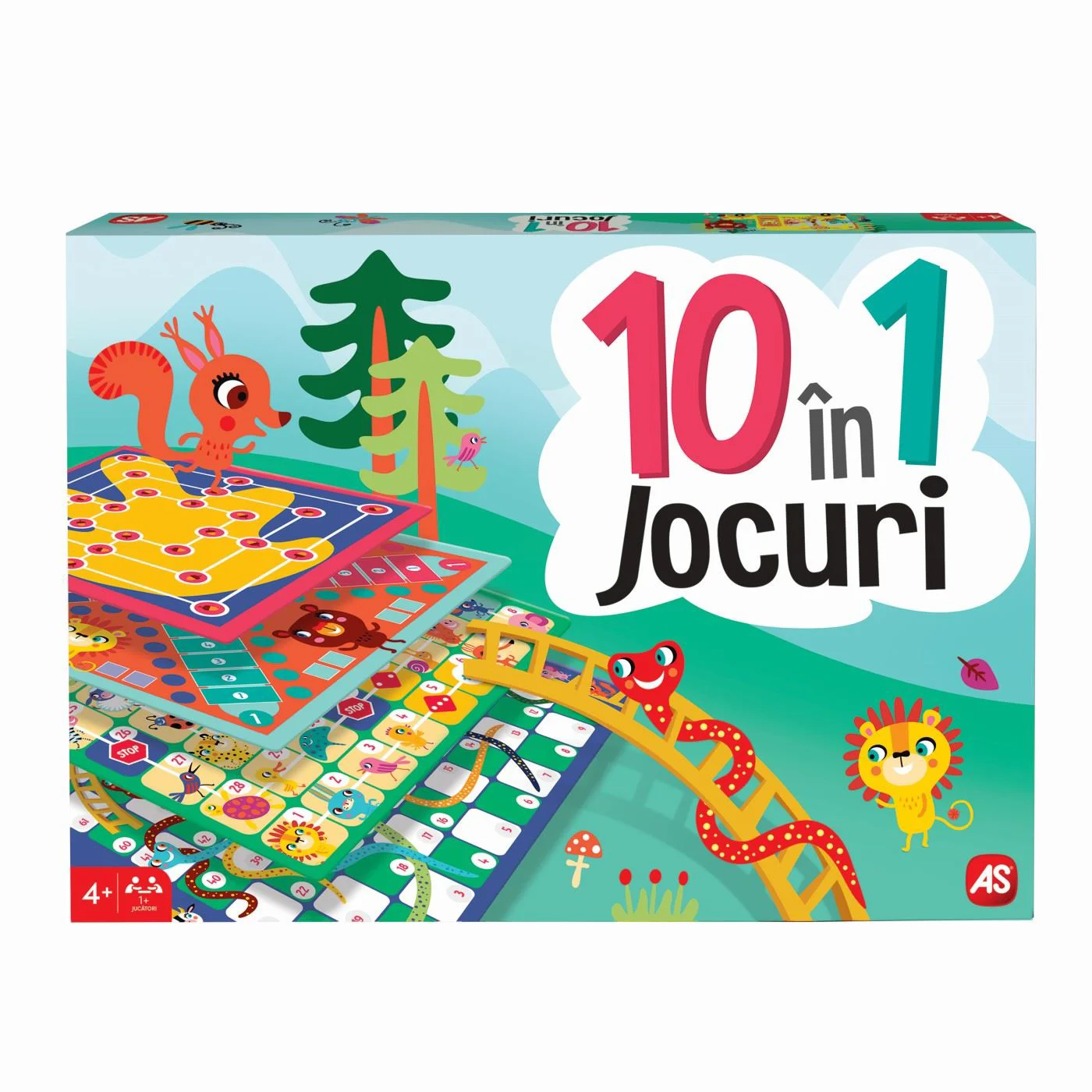 Joc de masa AS Toys 10 jocuri in 1