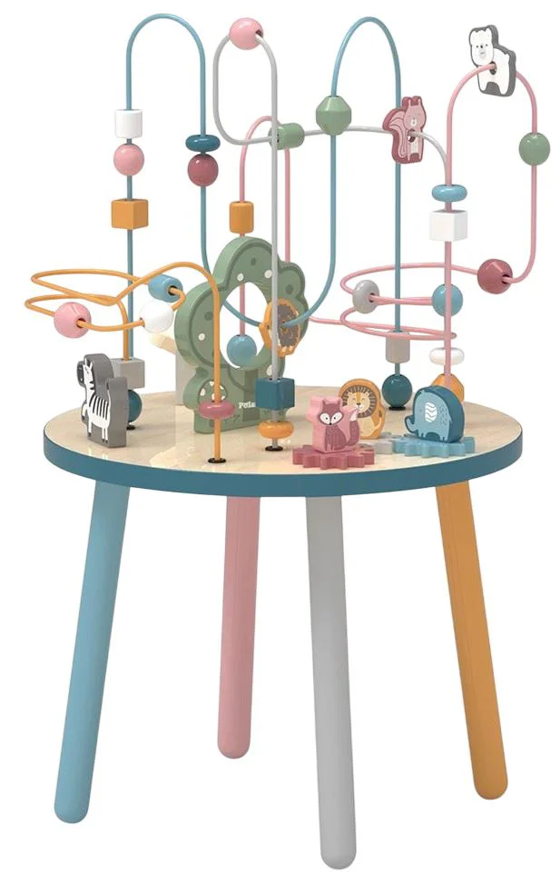 Masa educationala cu labirint din lemn Viga Toys
