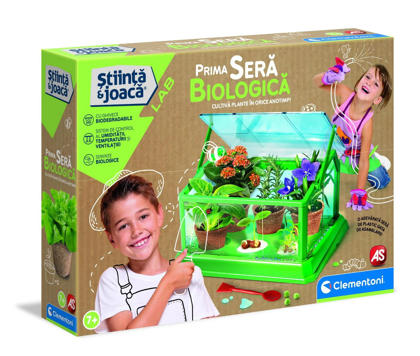 Обучающая игра AS KIDS Наука и Игра: Моя первая био-теплица